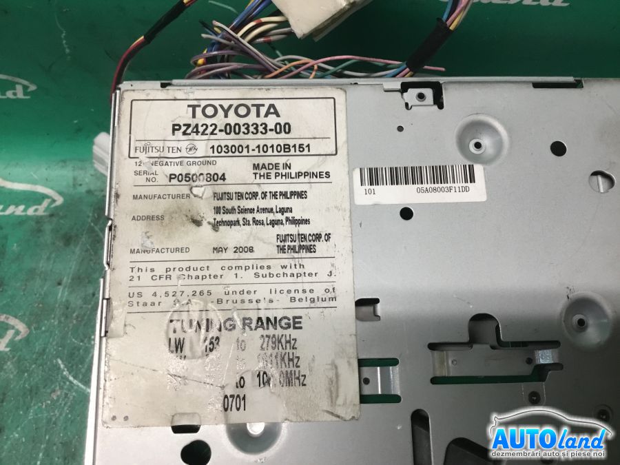 Navigatie TOYOTA HILUX pick-up 2005-2025 Cod 1030011010B151 