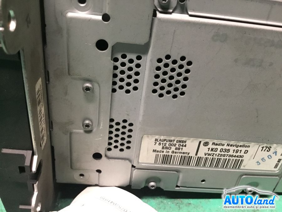 Navigatie VOLKSWAGEN GOLF V (1K1) 2003-2025 Cod 1K0035191D 