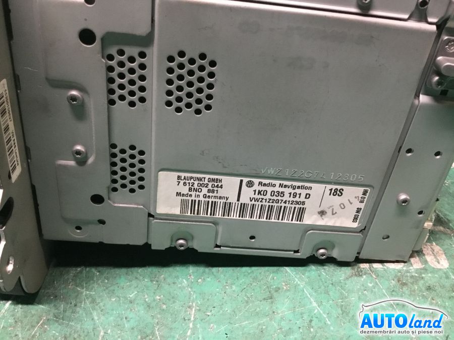 Navigatie VOLKSWAGEN GOLF V (1K1) 2003-2025 Cod 1K0035191D 