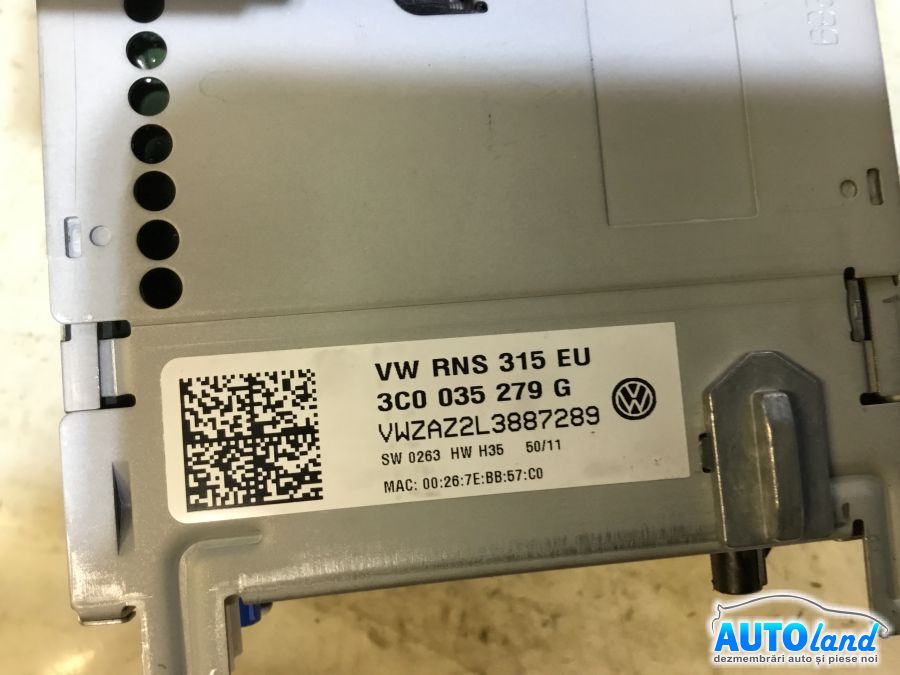 Navigatie VOLKSWAGEN PASSAT (3AA,B7) 2011-2025 Cod 3C0035279G 