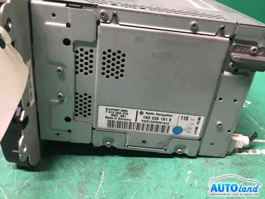 Navigatie VOLKSWAGEN TOURAN (1T1,1T2) 2003-2026 Cod 1K0035191E 