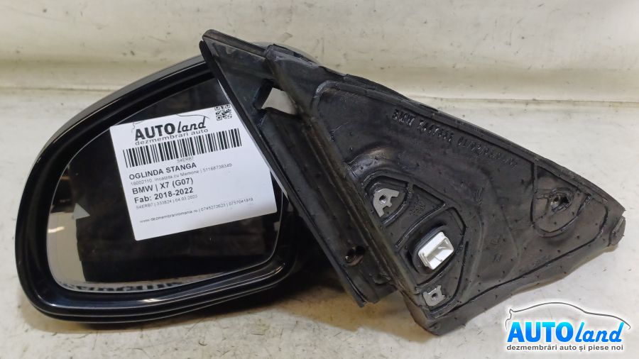 Oglinda Stanga BMW X7 (G07) 2018-2022 Cod 51168738349 