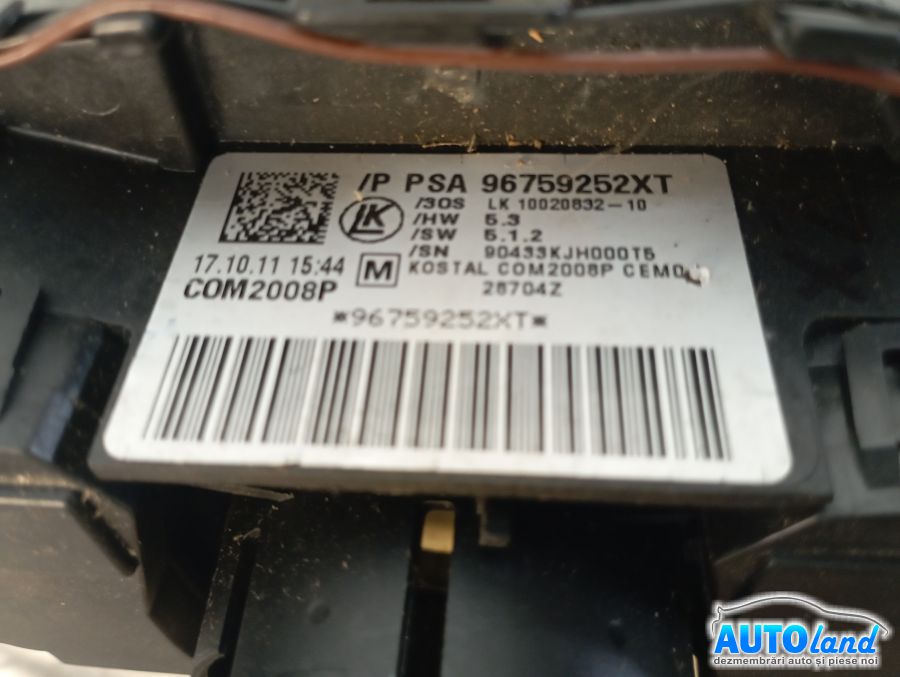 Panglica Volan (spirala Volan) CITROEN DS4 2011-2026 Cod 96759252XT 