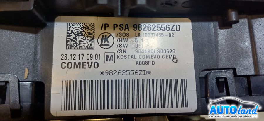 Panglica Volan (spirala Volan) PEUGEOT 5008 2009-2026 Cod 98262556ZD 