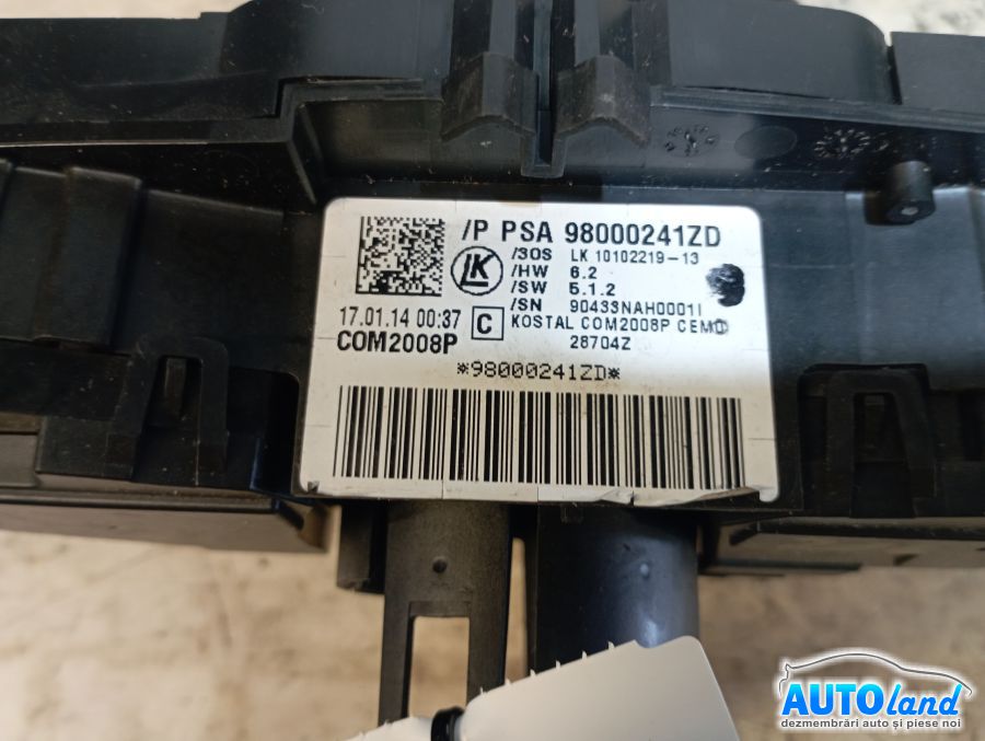 Panglica Volan (spirala Volan) PEUGEOT 508 2010-2026 Cod 98000241ZD 