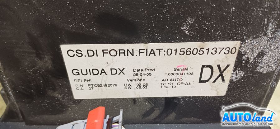 Panou Comanda Ac (ventilatie) ALFA ROMEO 147 (937) 2001-2026 Cod 01560513730 