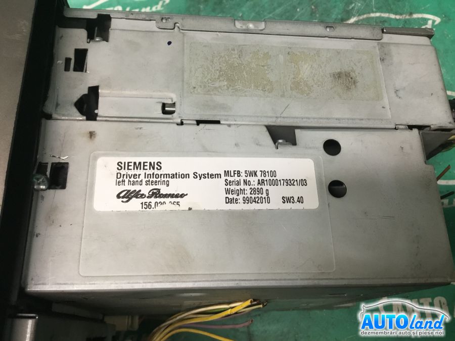 Panou Comanda AC (ventilatie) ALFA ROMEO 166 (936) 1998-2025 Cod AR1000179321 