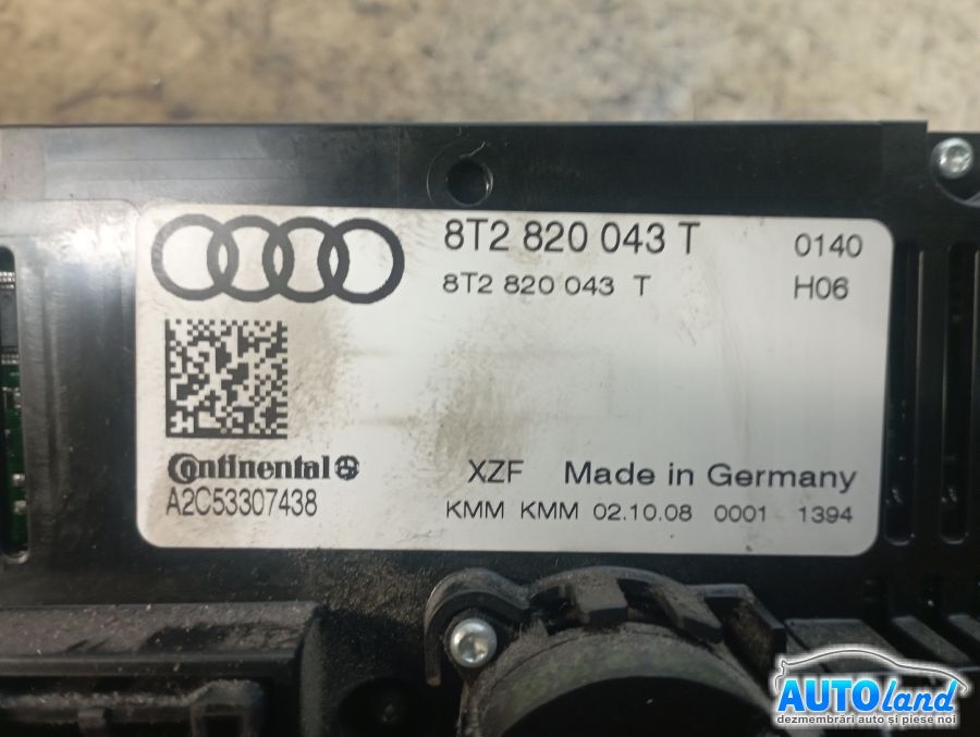 Panou Comanda Ac (ventilatie) AUDI Q5 (8R) 2008-2026 Cod 8T2820043T 