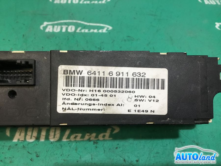 Panou Comanda AC (ventilatie) BMW 3 (E46) 1998-2005 Cod 64116911632 