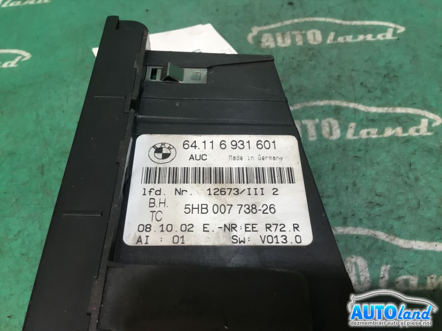 Panou Comanda AC (ventilatie) BMW 3 (E46) 1998-2005 Cod 6931601 