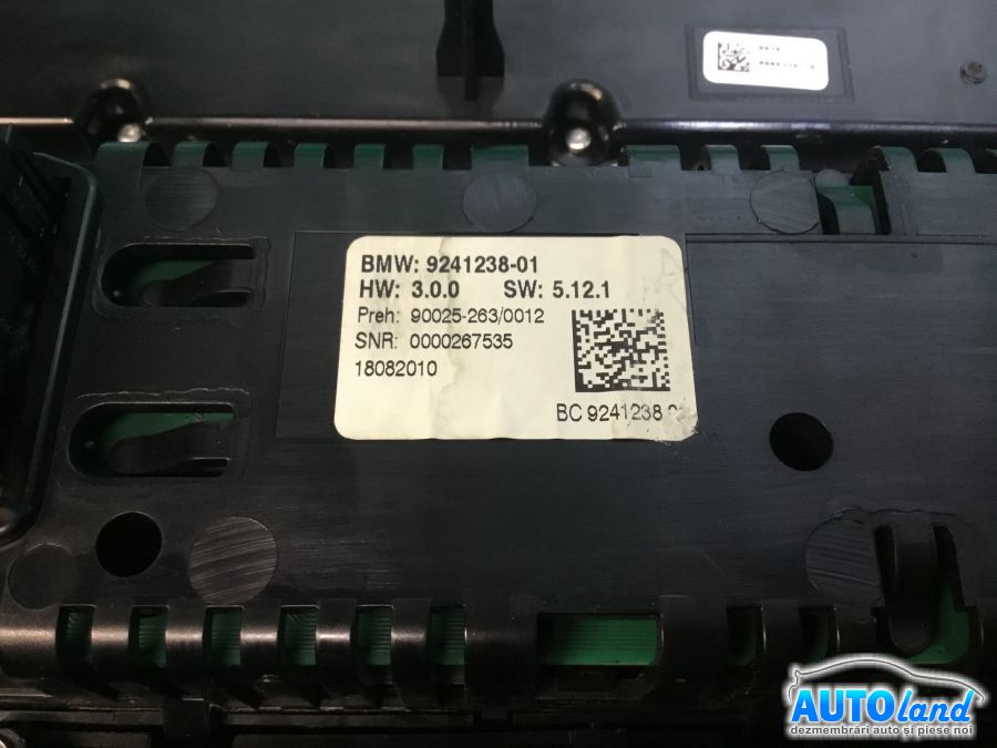 Panou Comanda AC (ventilatie) BMW 5 (F10) 2010-2025 Cod 9241238 
