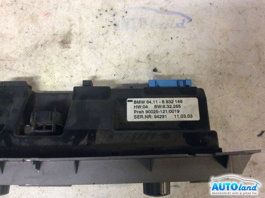 Panou Comanda AC (ventilatie) BMW 7 (E65,E66) 2001-2025 Cod 6932146 