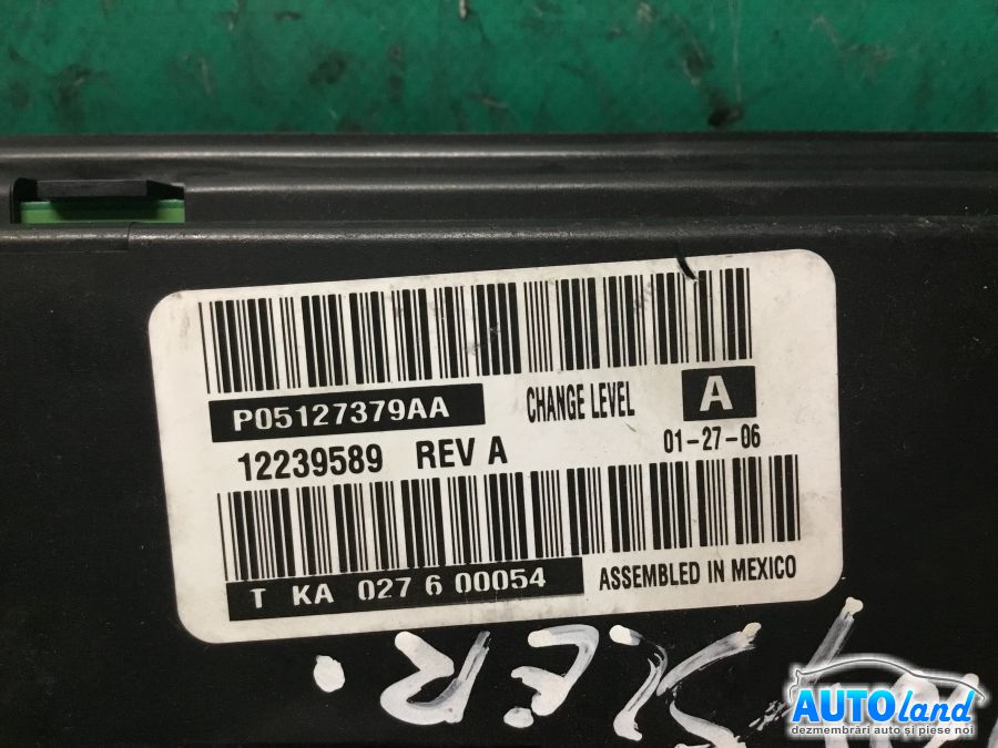 Panou Comanda AC (ventilatie) CHRYSLER VOYAGER IV 2000-2008 Cod P05127379AA 