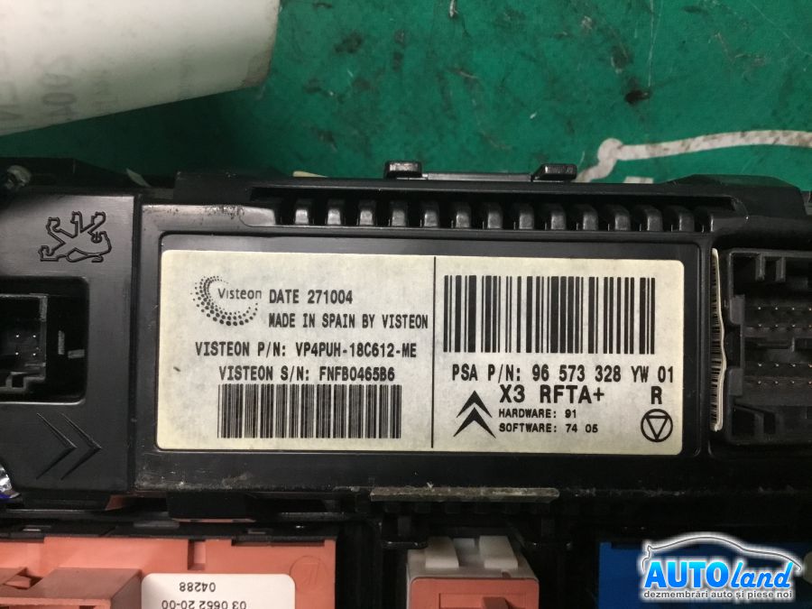 Panou Comanda AC (ventilatie) CITROEN C5 (RC_) 2004-2008 Cod 96573328 