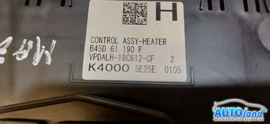 Panou Comanda Ac (ventilatie) MAZDA 3 Berlina 2013-2026 Cod B45D61190F 