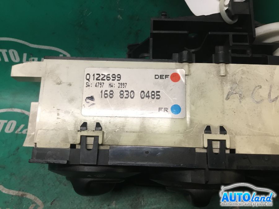 Panou Comanda AC (ventilatie) MERCEDES-BENZ A-CLASS (W168) 1997-2004 Cod 168830045 