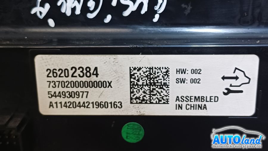 Panou Comanda Ac (ventilatie) OPEL INSIGNIA 2008-2025 Cod 26202384 