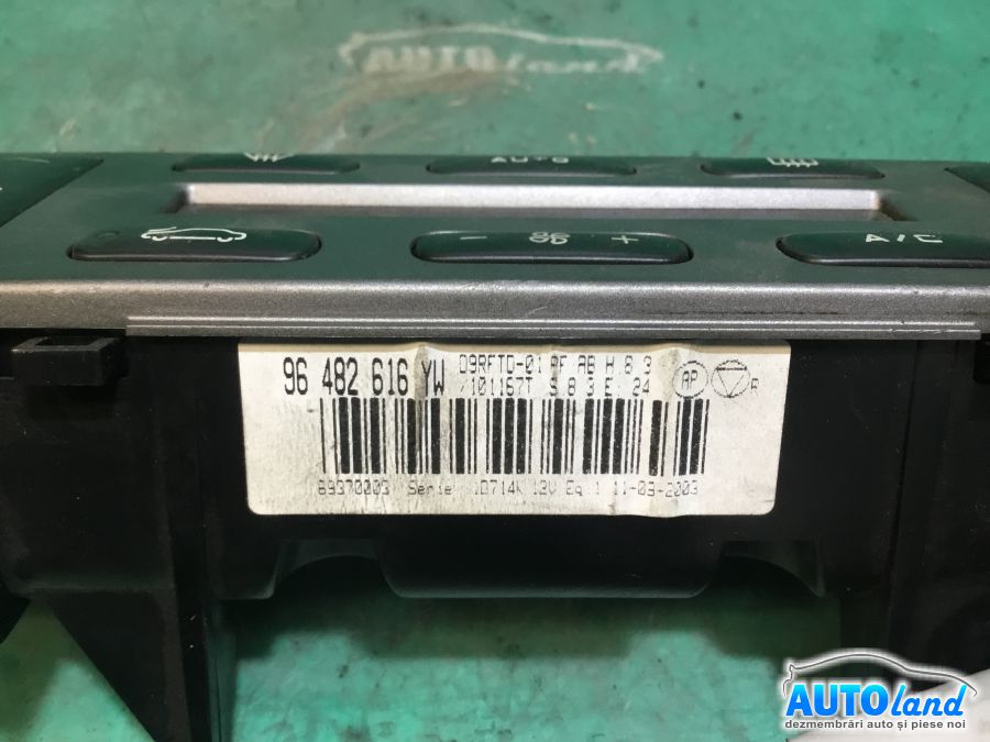 Panou Comanda AC (ventilatie) PEUGEOT 406 (8B) 1995-2004