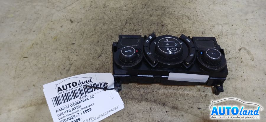 Panou Comanda Ac (ventilatie) PEUGEOT 5008 2009-2026 Cod 96738321XT 