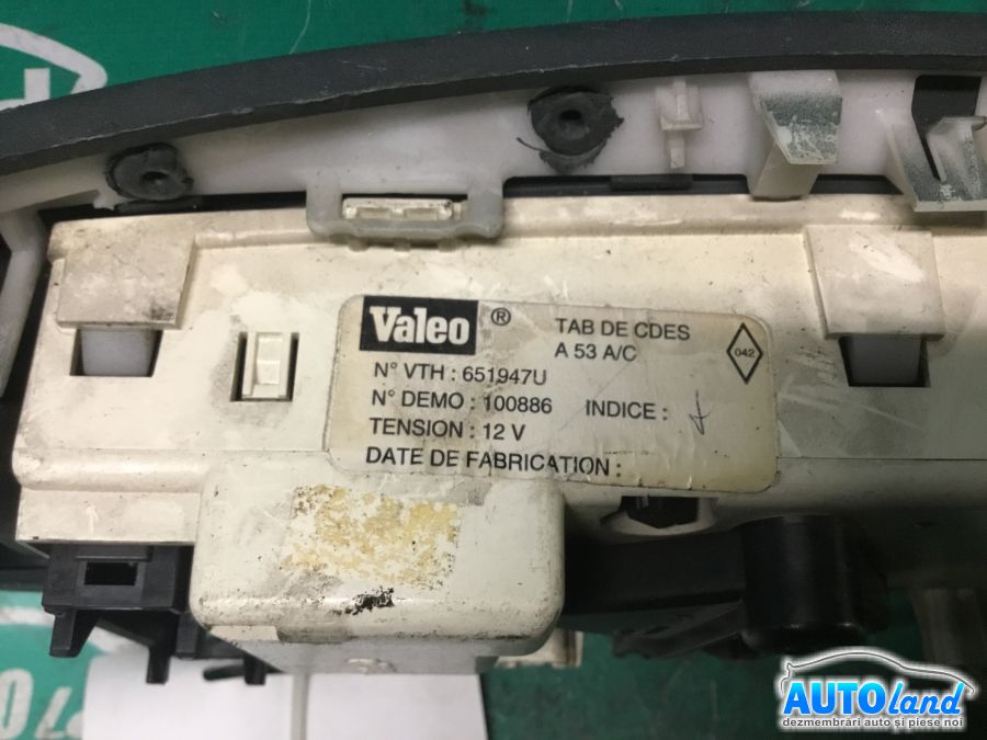 Panou Comanda AC (ventilatie) RENAULT MEGANE I (BA0/1_) 1996-2003 Cod 651947U 