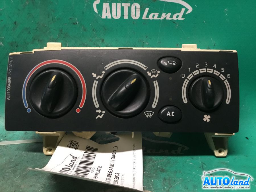 Panou Comanda AC (ventilatie) RENAULT MEGANE I (BA0/1_) 1996-2003 Cod 655739W 