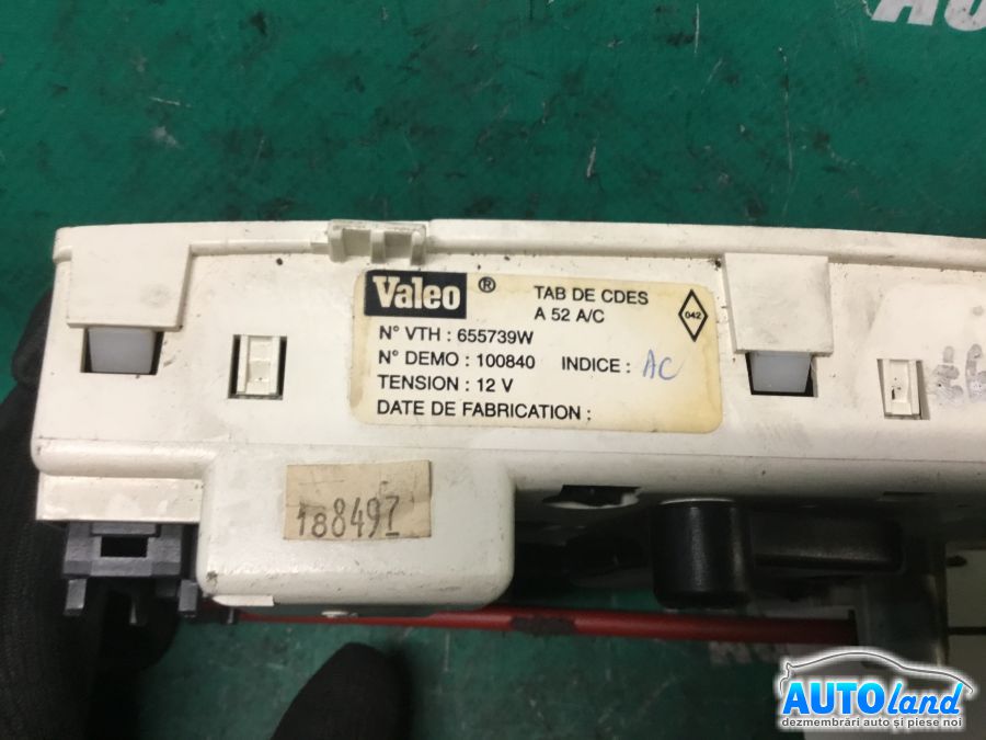Panou Comanda AC (ventilatie) RENAULT MEGANE I (BA0/1_) 1996-2003 Cod 655739W 