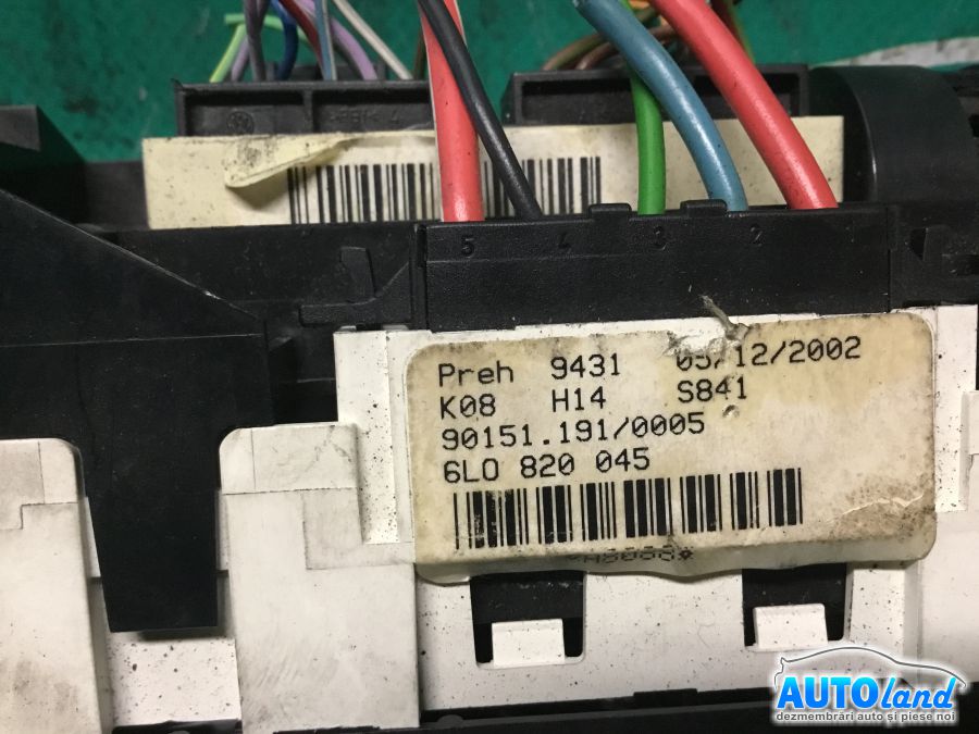 Panou Comanda AC (ventilatie) SEAT IBIZA IV (6J5,6P1) 2008-2017 Cod 6L0820045 