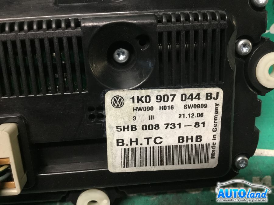 Panou Comanda AC (ventilatie) VOLKSWAGEN GOLF V (1K1) 2003-2025 Cod 1K0907044BJ 