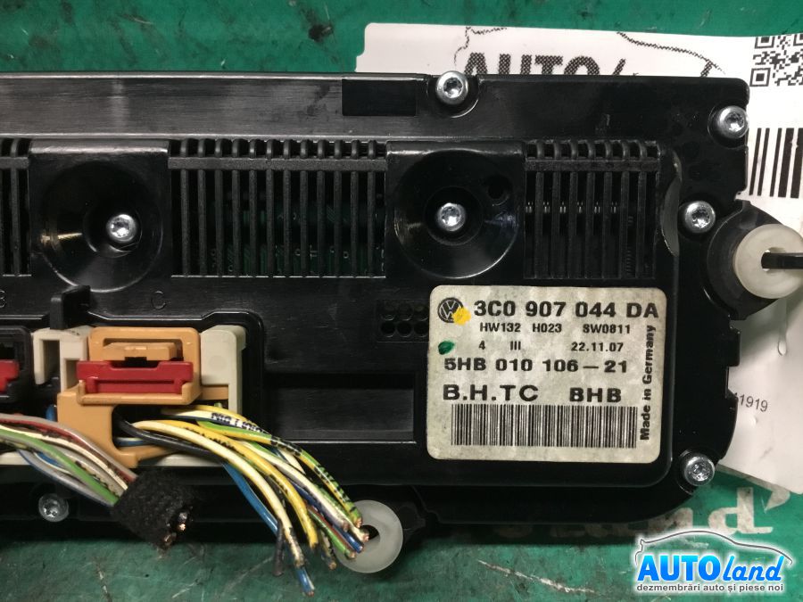 Panou Comanda AC (ventilatie) VOLKSWAGEN GOLF V (1K1) 2003-2025 Cod 3C0907044DA 