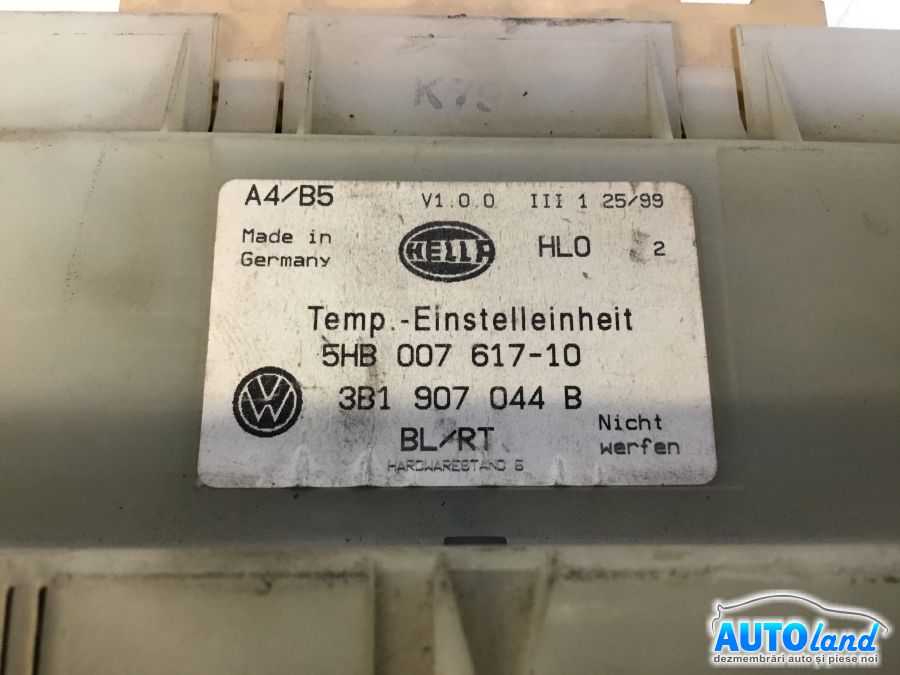 Panou Comanda AC (ventilatie) VOLKSWAGEN PASSAT (3B2) 1996-2000 Cod 3B1907044B 