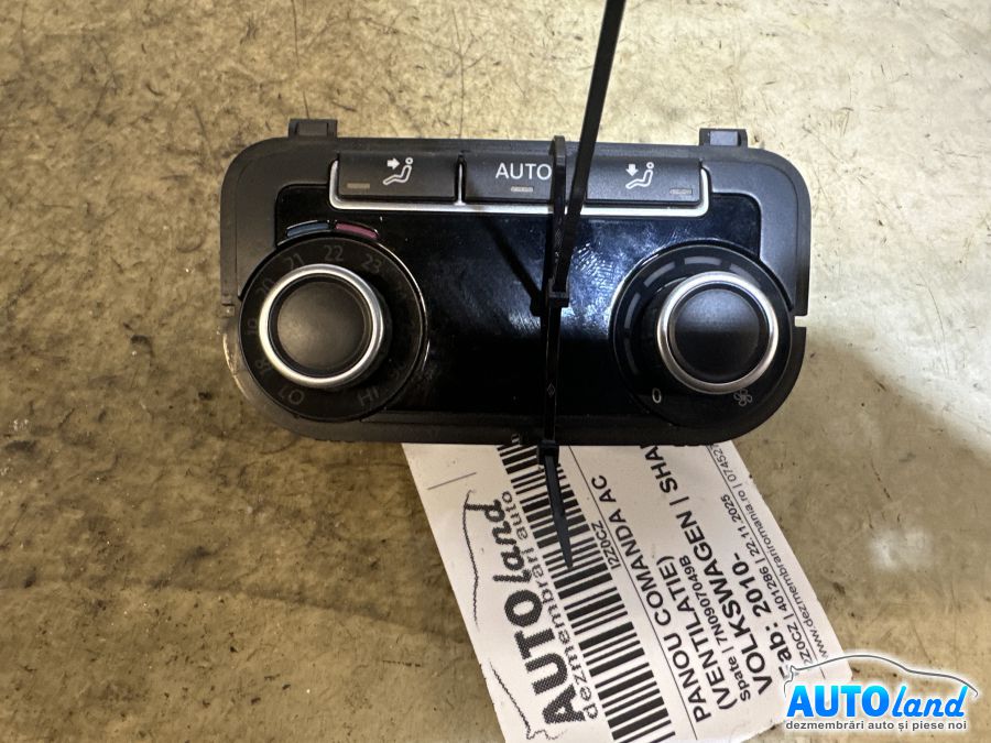 Panou Comanda Ac (ventilatie) VOLKSWAGEN SHARAN (7N) 2010-2025 Cod 7N0907049B 