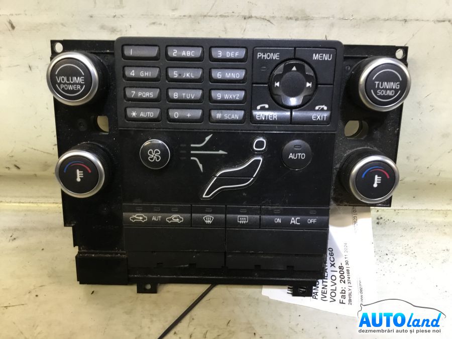 Panou Comanda Ac (ventilatie) VOLVO XC60 2008-2025 Cod 30782905 