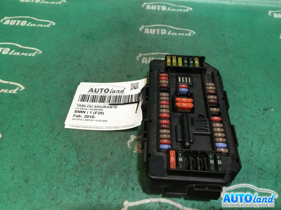 Panou sigurante (tablou) BMW 1 (F20) 2010-2025 Cod 922487904 