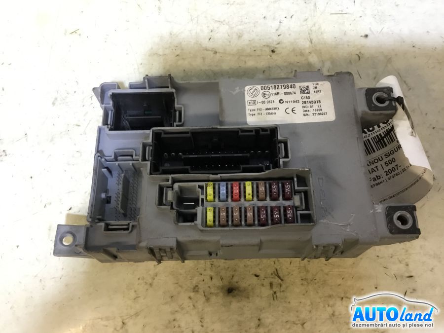 Panou Sigurante (tablou) FIAT 500 2007-2025 Cod 28143018 