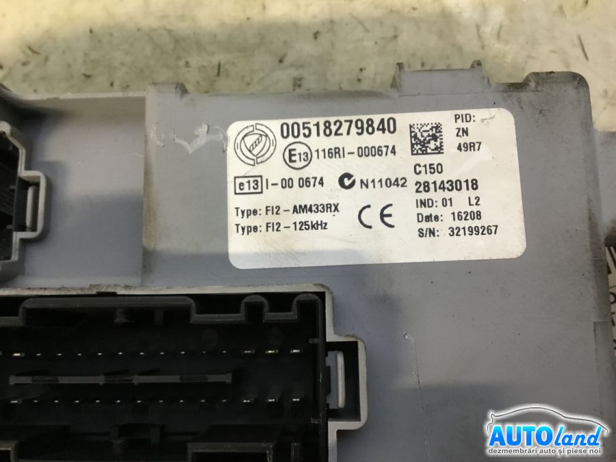 Panou Sigurante (tablou) FIAT 500 2007-2025 Cod 28143018 