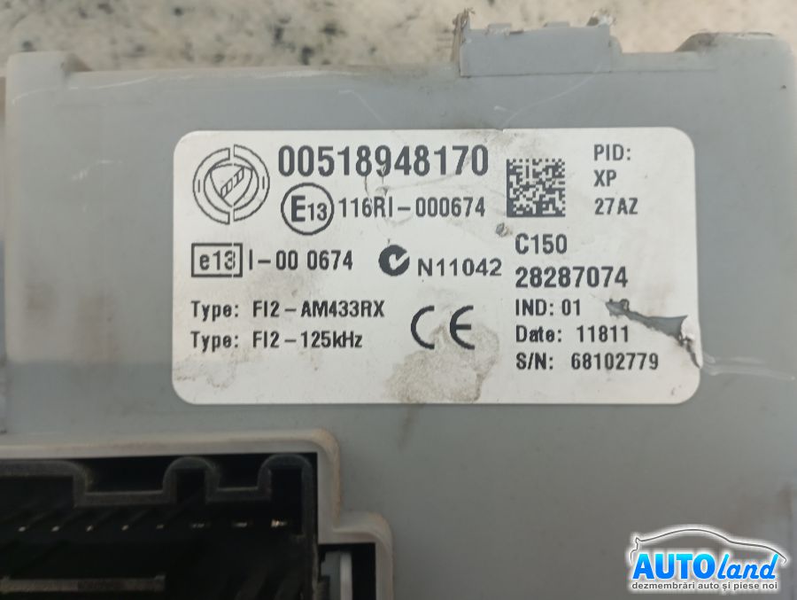 Panou Sigurante (tablou) FIAT DOBLO (263) 2009-2026 Cod 28287074 