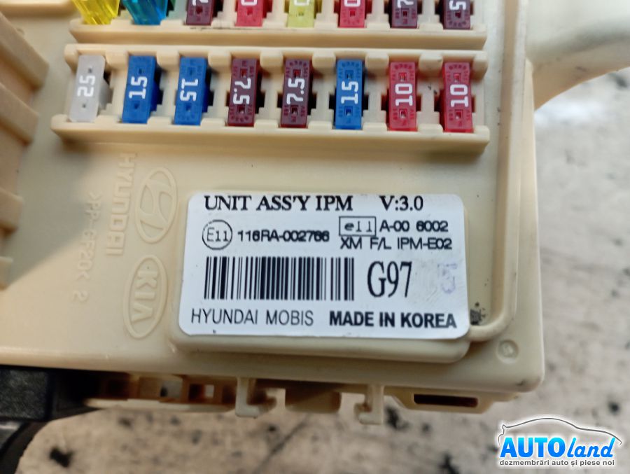 Panou Sigurante (tablou) KIA SORENTO (XM) 2009-2026 Cod 954002P976 
