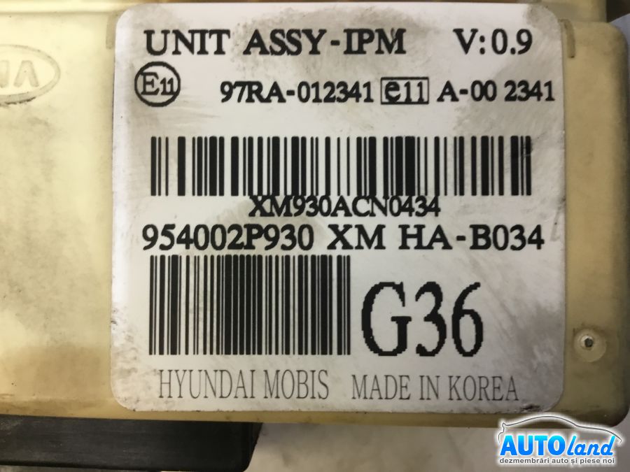 Panou sigurante (tablou) KIA SORENTO (XM) 2009-2025 Cod 97RA012341 