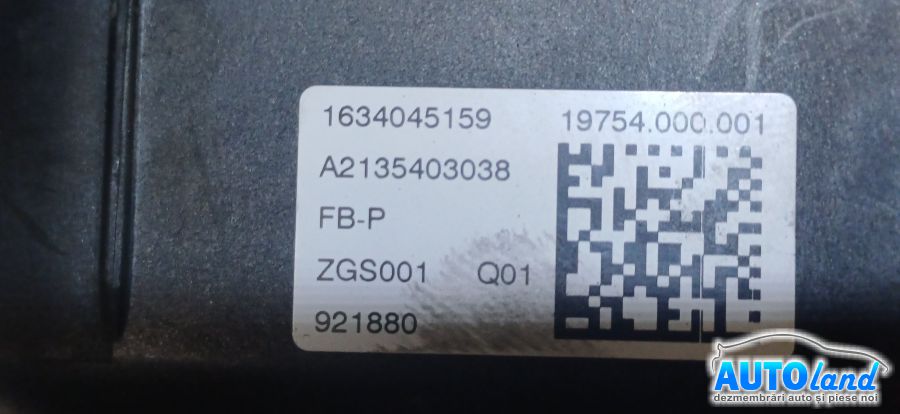 Panou Sigurante (tablou) MERCEDES-BENZ E-class (W213) 2016-2020 Cod A2135403038 