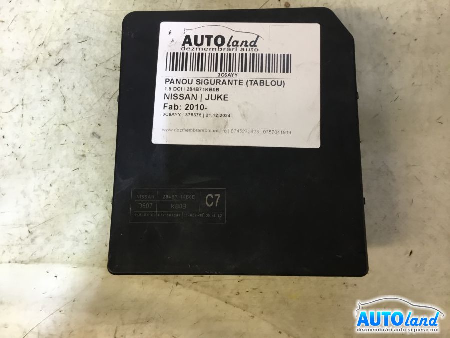 Panou Sigurante (tablou) NISSAN JUKE 2010-2025 Cod 284B71KB0B 