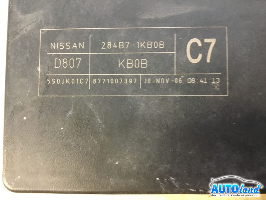 Panou Sigurante (tablou) NISSAN JUKE 2010-2025 Cod 284B71KB0B 