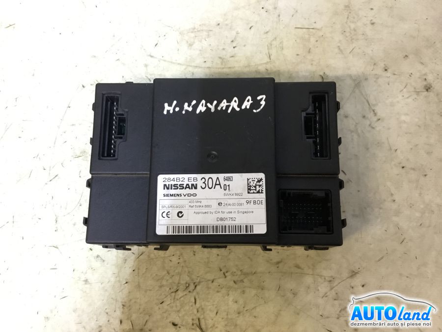 Panou Sigurante (tablou) NISSAN NAVARA (D40) 2004-2025 Cod 284B2EB30A 