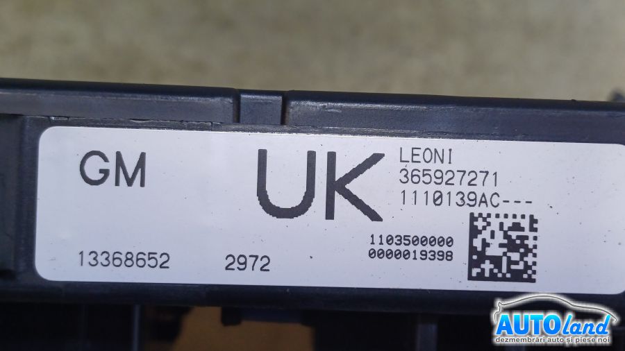 Panou Sigurante (tablou) OPEL ASTRA J hatchback 2009-2025 Cod 13368652 