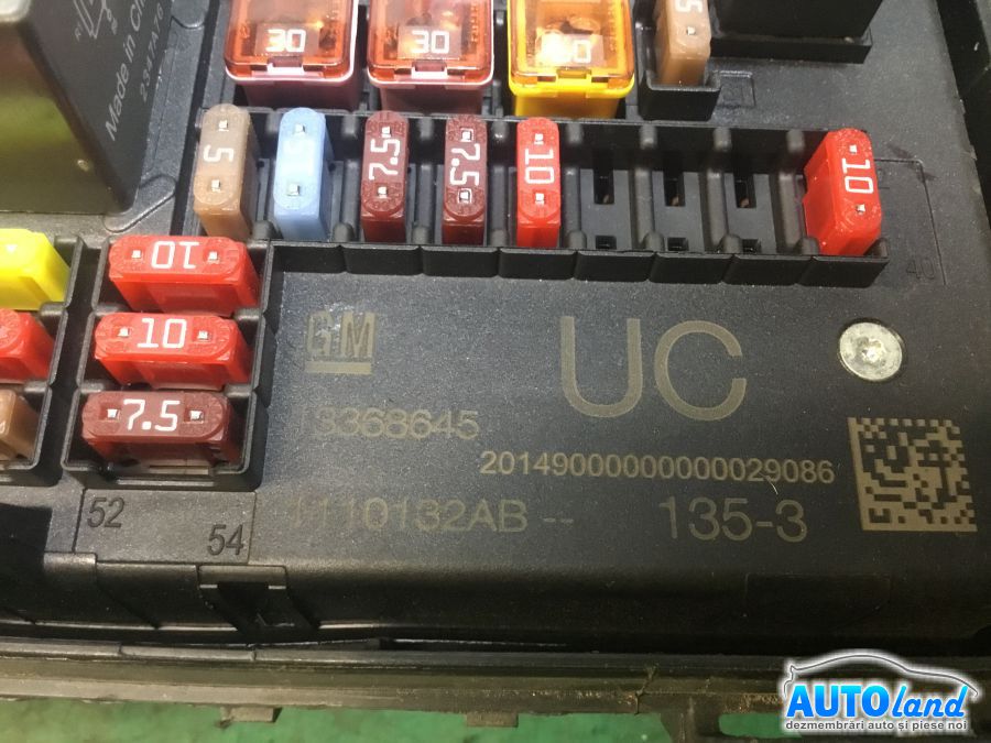 Panou sigurante (tablou) OPEL ZAFIRA (P12) 2011-2025 Cod 13368645 