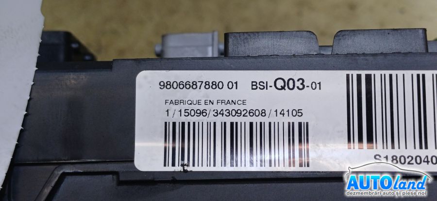 Panou Sigurante (tablou) PEUGEOT 308 (4A_,4C_) 2007-2025 Cod 9806687880 