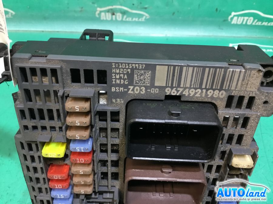 Panou sigurante (tablou) PEUGEOT 508 2010-2025 Cod 9674921980 