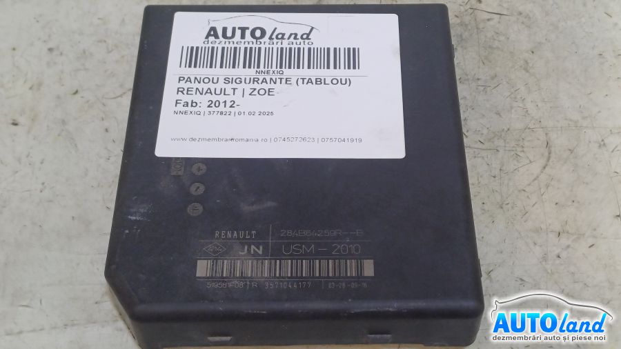 Panou Sigurante (tablou) RENAULT ZOE 2012-2025 Cod 284B64259R 