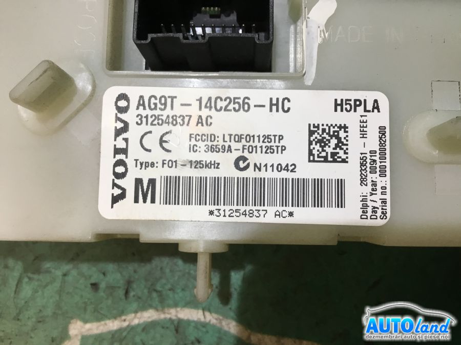 Panou sigurante (tablou) VOLVO XC60 2008-2025 Cod AG9T14C256HC 