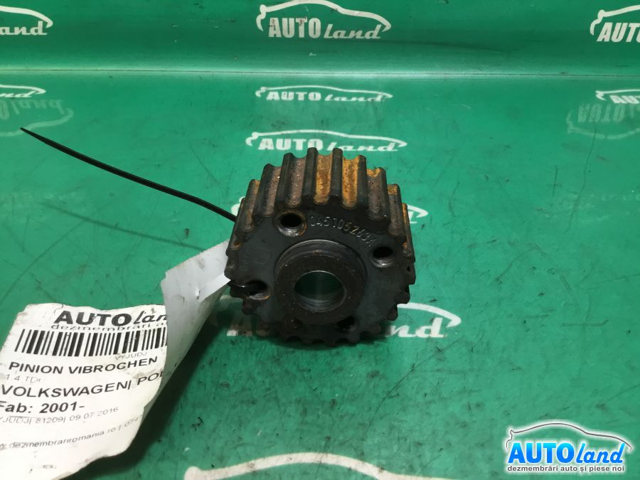 Pinion (fulie) vibrochen VOLKSWAGEN POLO (9N_) 2001-2025 Cod 045105263A 
