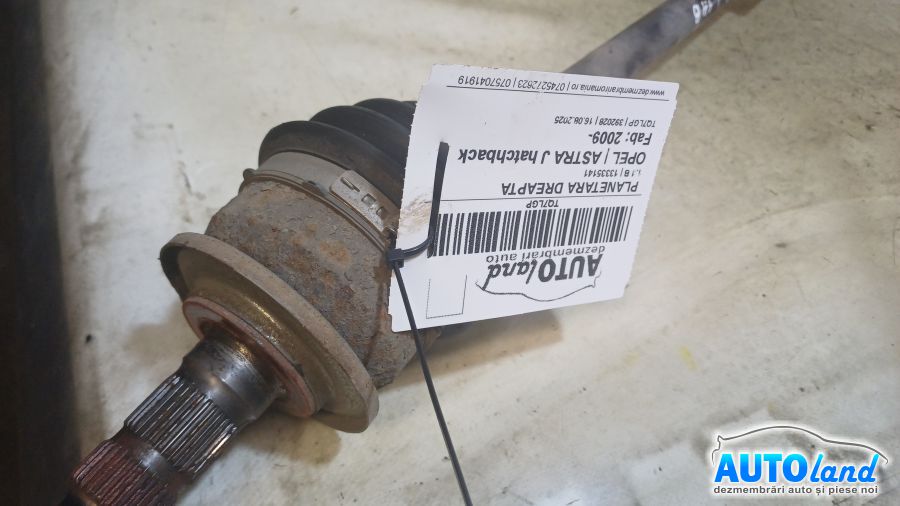 Planetara Dreapta OPEL ASTRA J hatchback 2009-2025 Cod 13335141 